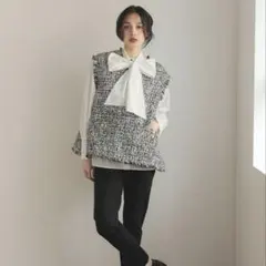 Donoban ドノバン　フレアツイードベスト