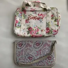 値下Cath KidstonフラワープリントポーチPAUL&JOE マルチケース