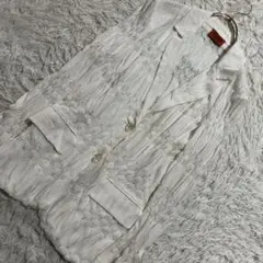 MISSONI レースジャケット ホワイト 40 リネン イタリア製のサムネイル