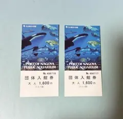 名古屋港水族館 入館券 大人 2枚セットのサムネイル