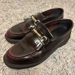 人気✨️ドクターマーチン　エイドリアンスナッフル　ビットフリンジローファー UK7