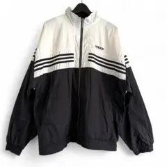 90s ヴィンテージ adidas ナイロンジャケット 3本ライン L X12