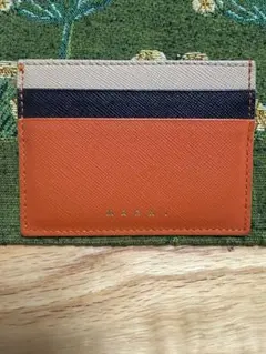 MARNI フラグメントケース ブラウン ライラック 財布 - メルカリ