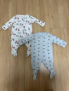 next 3-6ヶ月 ロンパース 2点セット