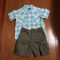 ポロバイラルフローレン　半袖シャツと半ズボン　サイズ4/4T