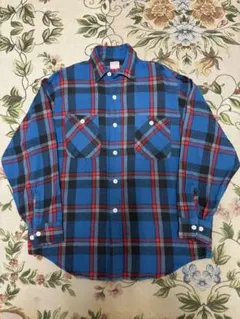 極上 60年代ビンテージ ビッグマック 　ネルシャツ BIG MAC 好配色 M