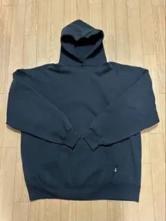 90s RUSSELL ラッセル 無地 パーカー USA製 黒 ブラック XXL