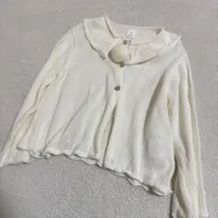 Cottoli長袖カーディガン ベビー　キッズ 羽織り綿100% 95cm