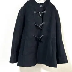 フミトグ ダッフルコート トグル ボタン フード アウター (フリー) ブラック
