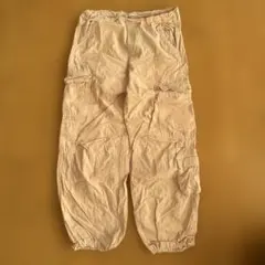 ZARA ベージュ カーゴパンツ 13-14歳