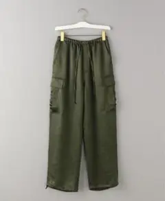 サテン ワークパンツ
