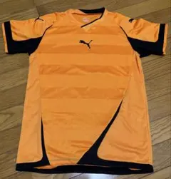 PUMA オレンジ×黒 サッカープラクティスシャツ