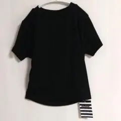 ANAP Tシャツ 110 黒 新品タグ付 バックスリットのサムネイル