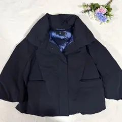 美品★UNIQLO+J ユニクロ ジルサンダー ハイブリッドダウン XLネイビー