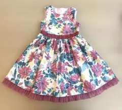 【美品】TOCCA トッカ 花柄ワンピース ドレス 110 発表会 フォーマル