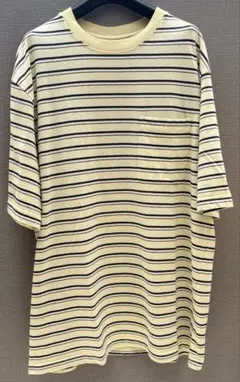 タグ付き未使用品✨️ TTT_MSW ティー ボーダーTシャツ 肩にワン 