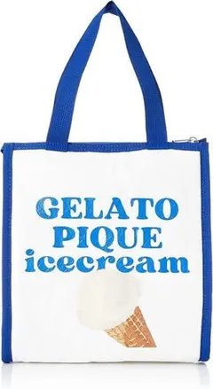 新品 ☆ ジェラートピケ アイスクリーム柄 保冷バッグ
