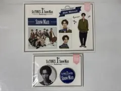 渡辺翔太 1周年記念 ステッカー 缶バッジ セット