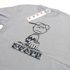新品 木梨サイクル x ピーナッツ スヌーピー Tシャツ グレー PEANUTSのサムネイル