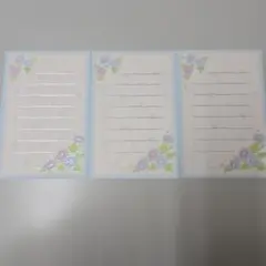 サンリオ（Sanrio）朝顔のイラスト「夏だより」ハガキ 3枚セット