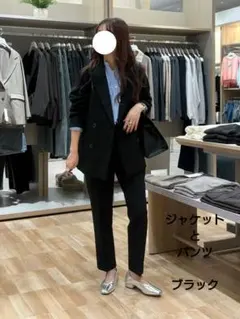 GLOBALWORKウツクシルエットWクロスジャケットとウツクシルエット極み　黒