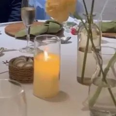 結婚式　披露宴　装飾　／ LEDキャンドルライト