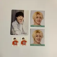 佐藤龍我 プロフィールカード/佐藤龍我 カード/佐藤龍我 シール/佐藤龍我