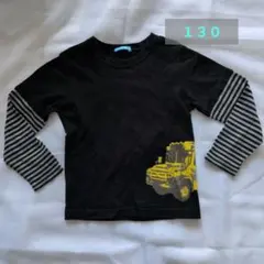 CUCCO kids 長袖カットソー Ｔシャツトラック バス 車 130cm