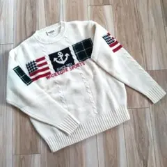 MCGREGOR ケーブル編みセーター L