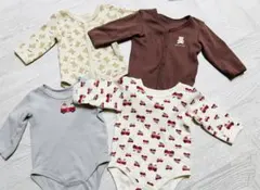 【西松屋】ベビー肌着 4点セット 80サイズ長袖