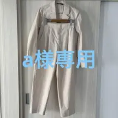 UNIQLO Theory ベージュ パンツセットアップ