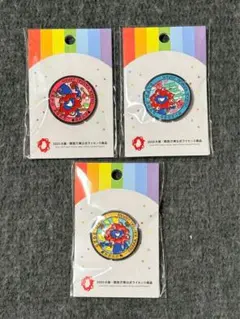 EXPO2025 ミャクミャクマンホール風ピンズ 3種まとめ売り 新品未開封品