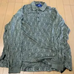 X1418 グリーン M dunhill ゴルフ　ポロシャツ　長袖　メンズのサムネイル