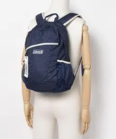 【コールマン】リュックサック ウォーカー15 L　ネイビードット