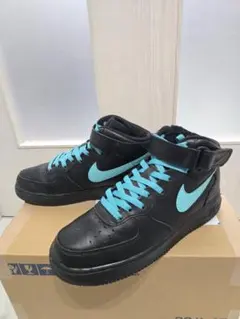 Nike Air Force 1 Mid '07 Black ティファニーカラー