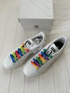adidas×Stella McCartney STANSMITH 新品 白紐付