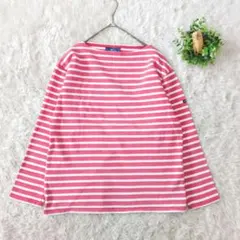 SAINTJAMES　ボーダーカットソー　バスクシャツ　長袖　カジュアル　綿