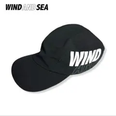WIND AND SEA｜ストレッチナイロンデカSEAジェットキャップBLACKのサムネイル
