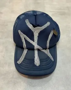 即完売 2026SS NAM "Warped Mesh Cap" ネイビーのサムネイル