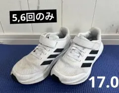 アディダス　adidas 白　スニーカー　17.0キッズ