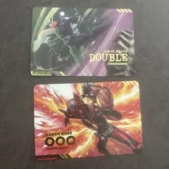 仮面ライダー　スクラッチカードダス　1-6 1-7 ダブル　オーズ　タジャドル