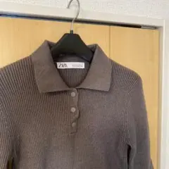 ZARA ポロニット トップス クレージュ