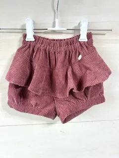 【美品！値下げ！】coto cotte 80cmショートパンツ ロゴボタン付き