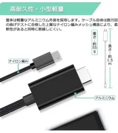 大画面に映し出すための「Lightning - Digital AVアダプタ」