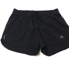 adidas ランニング　ショートパンツ 黒
