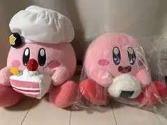 カービィカフェ￼ カービィとワドルディの特大ぬいぐるみ2点セット