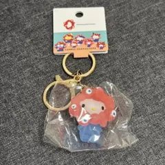 新品　キティ　ミャクミャク クリア　なりきり　立体　クリア　キーホルダー