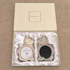 アフタヌーンティー　猫　フォトフレーム　ウェディング　写真立て