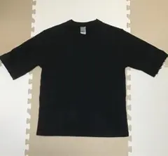 Tシャツ ブラック　カットオフ