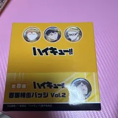 ハイキュー!! 百面相缶バッジ 全8種 BOX